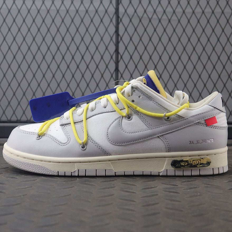 나이키 X 오프화이트 덩크 로우 더 50 로트 27 DM1602-120