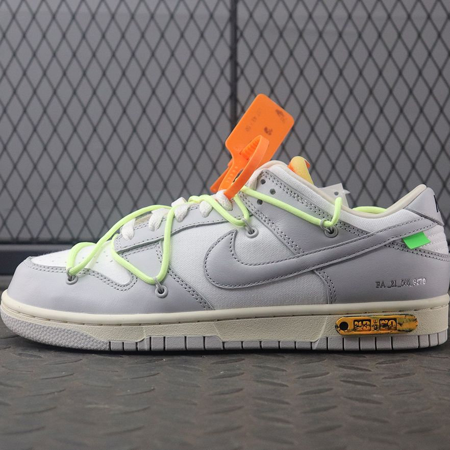 나이키 X 오프화이트 덩크 로우 더 50 로트 43 DM1602-128