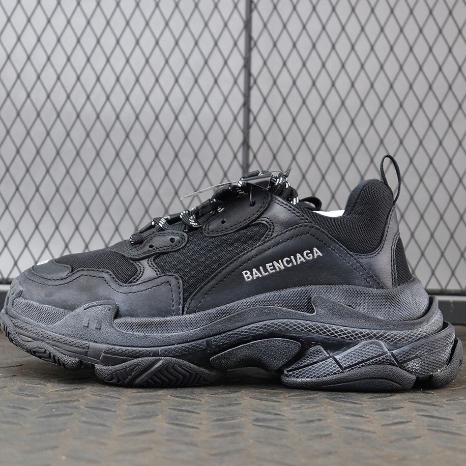 발렌시아가 트리플에스 스니커즈 올블랙