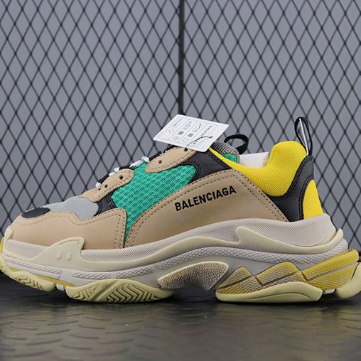 발렌시아가 트리플에스 스니커즈 옐로우 그린