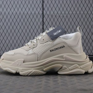 발렌시아가 트리플에스 스니커즈 올베이지