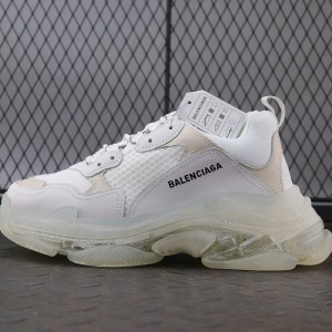 발렌시아가 트리플에스 스니커즈 클리어 에어솔 화이트