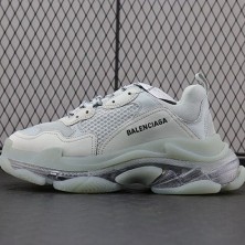 발렌시아가 트리플에스 스니커즈 클리어 에어솔 그레이