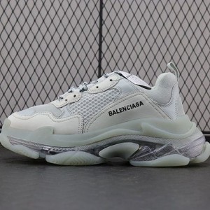 발렌시아가 트리플에스 스니커즈 클리어 에어솔 그레이