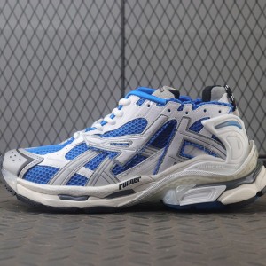 발렌시아가 러너 스니커즈 그레이 블루