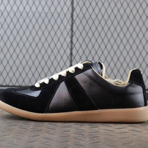 메종마르지엘라 독일군 레플리카 스니커즈 블랙