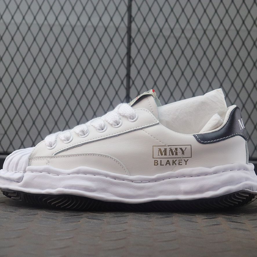 메종미하라야스히로 블레이키 캔버스 로우 스니커즈