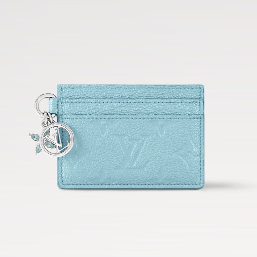 루이비통 라이트 모노그램 앙프렝뜨 LV 참 카드지갑