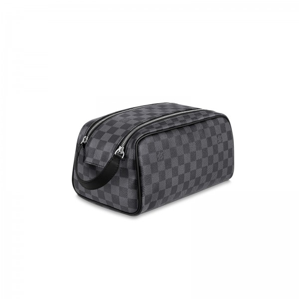 N40127 루이비통 다미에 그라파이트 토일레트리백 파우치