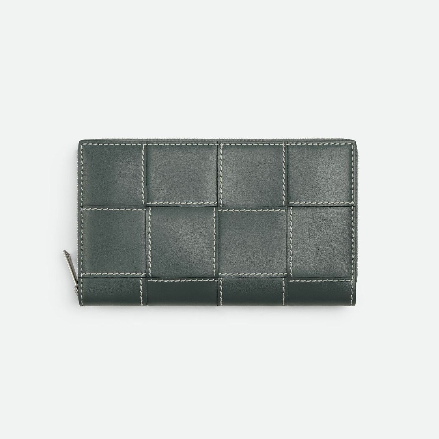 748054 보테가베네타 카세트 지퍼 어라운드 장지갑