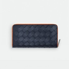 749427 보테가베네타 인트레치아토 지퍼 어라운드 장지갑