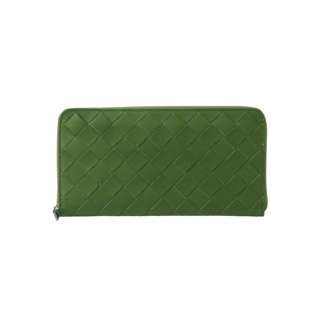 593217 보테가베네타 인트레치아토 지퍼 어라운드 장지갑