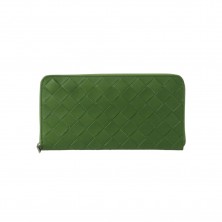 593217 보테가베네타 인트레치아토 지퍼 어라운드 장지갑