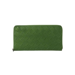 593217 보테가베네타 인트레치아토 지퍼 어라운드 장지갑