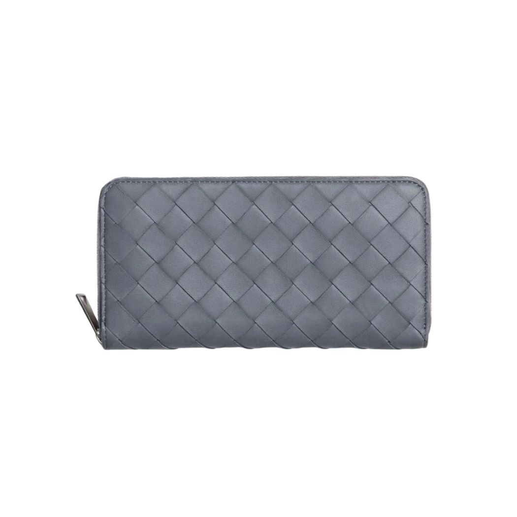 593217 보테가베네타 인트레치아토 지퍼 어라운드 장지갑