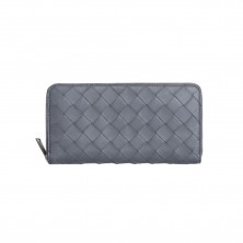593217 보테가베네타 인트레치아토 지퍼 어라운드 장지갑