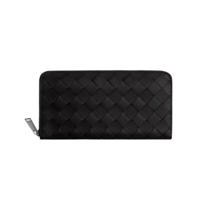 593217 보테가베네타 인트레치아토 지퍼 어라운드 장지갑