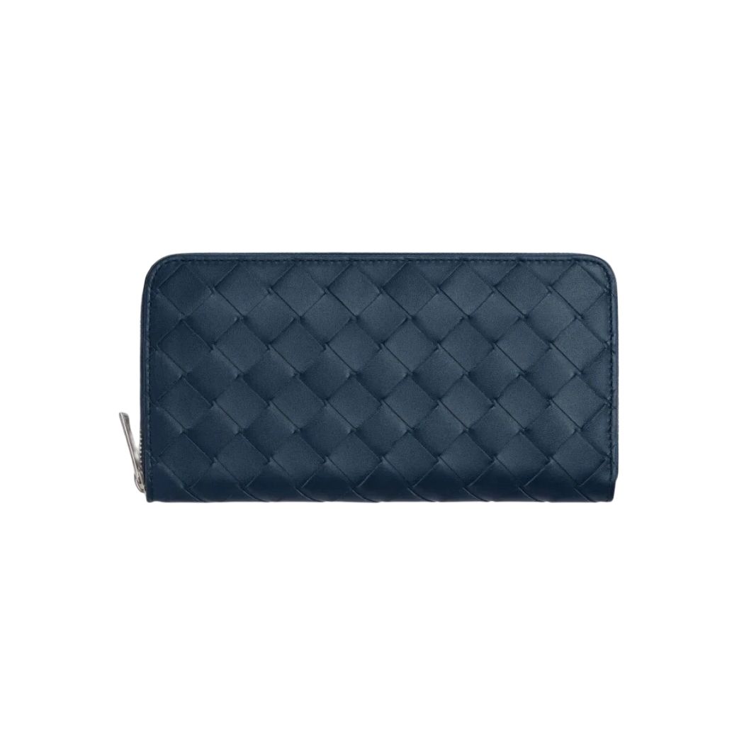 593217 보테가베네타 인트레치아토 지퍼 어라운드 장지갑