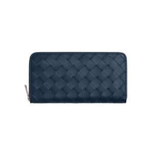 593217 보테가베네타 인트레치아토 지퍼 어라운드 장지갑