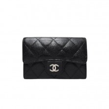 A80799 샤넬 캐비어 클래식 카드지갑