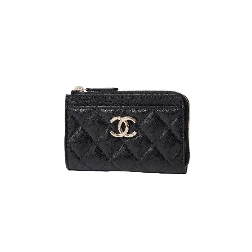 AP4091 샤넬 캐비어 지퍼 카드지갑