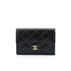 A80799 샤넬 램스킨 클래식 카드지갑