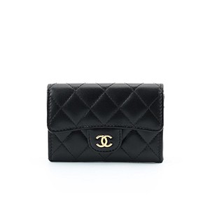 A80799 샤넬 램스킨 클래식 카드지갑
