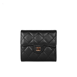 A82288 샤넬 캐비어 클래식 플랩 지갑 스몰