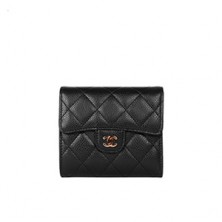 A82288 샤넬 캐비어 클래식 플랩 지갑 스몰