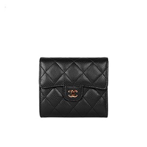 A82288 샤넬 캐비어 클래식 플랩 지갑 스몰