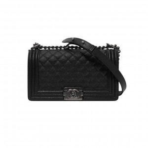 A67086 샤넬 캐비어 플랩 보이백 미듐