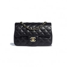 A69900 샤넬 램스킨 클래식 뉴미니 플랩백 금장
