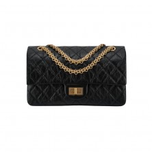 A37586 샤넬 빈티지 카프스킨 2.55 플랩백 미듐