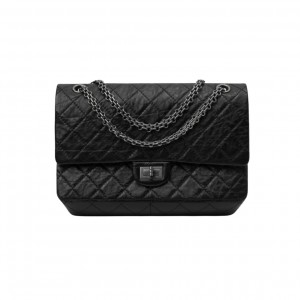 A37587 샤넬 빈티지 카프스킨 2.55 플랩백 라지