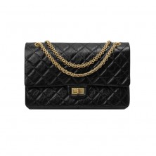 A37587 샤넬 빈티지 카프스킨 2.55 플랩백 라지
