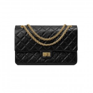 A37587 샤넬 빈티지 카프스킨 2.55 플랩백 라지