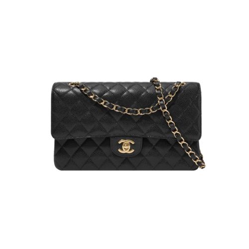A01112 샤넬 캐비어 클래식 플랩백 미듐