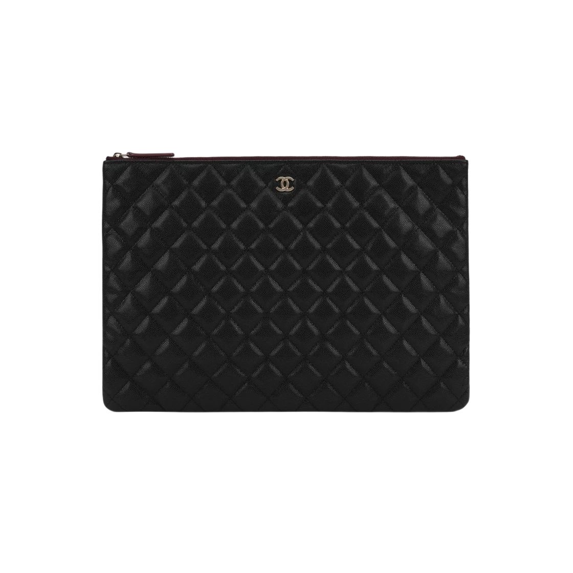 A82552 샤넬 캐비어 클래식 클러치 라지 금장