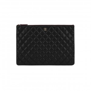 A82552 샤넬 캐비어 클래식 클러치 라지 금장