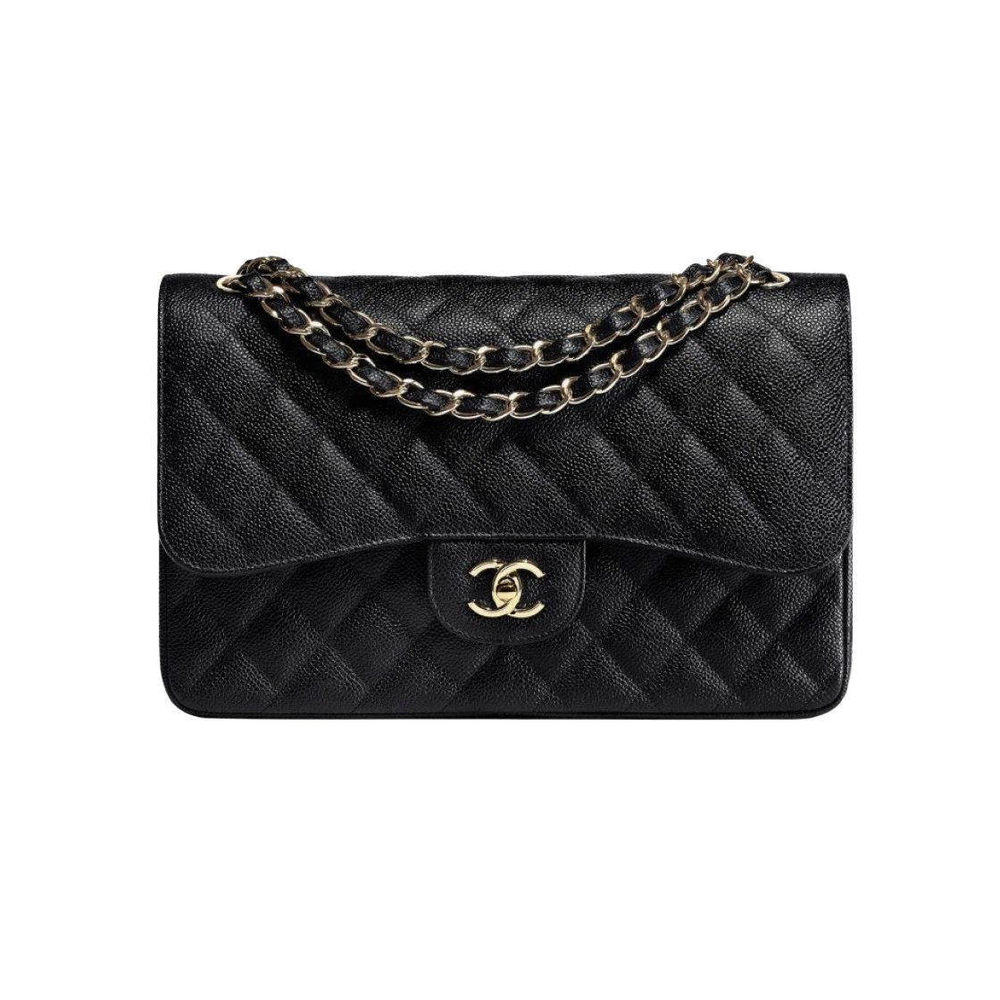 A58600 샤넬 캐비어 클래식 플랩백 라지