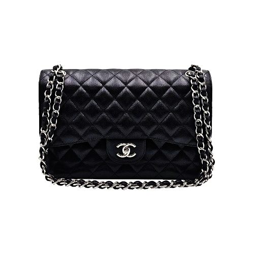 A58600 샤넬 캐비어 클래식 플랩백 라지