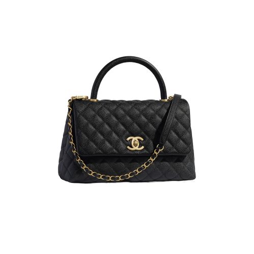 A92990 샤넬 캐비어 코코핸들 플랩백 스몰