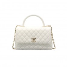 A92991 샤넬 캐비어 코코핸들 플랩백 미듐