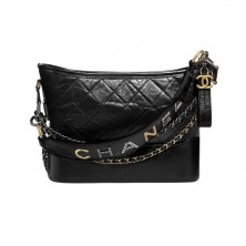 AS1582 샤넬 카프스킨 로고스트랩 가브리엘 호보백 미듐