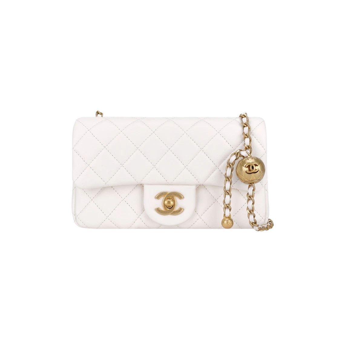 AS1787 샤넬 클래식 골드볼 쁘띠삭 플랩백 뉴미니