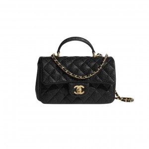 AS2431 샤넬 캐비어 클래식 탑핸들 플랩백 뉴미니