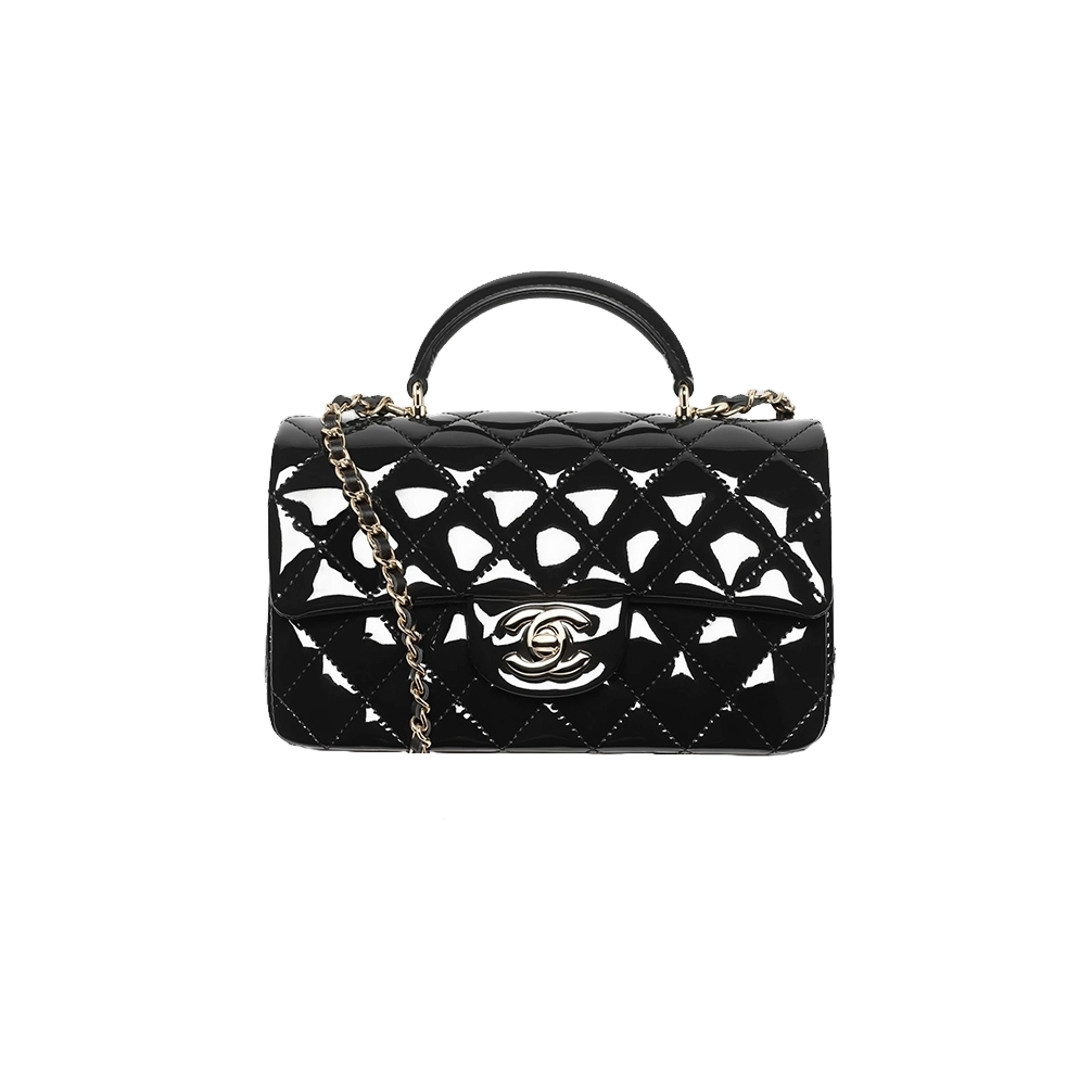 AS2431 샤넬 페이던트 클래식 탑핸들 플랩백 뉴미니