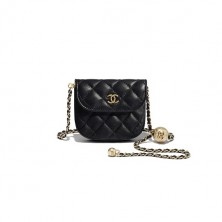 AP1461 샤넬 램스킨 골드볼 미니 웨이스트백