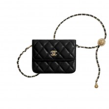 AP1465 샤넬 램스킨 골드볼 체인 미니백