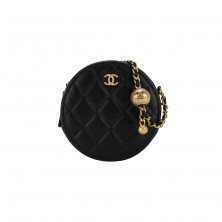 AP1449 샤넬 램스킨 골드볼 체인 동그리백